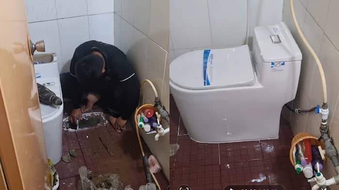 Thợ lắp đặt bồn cầu liền khối tại Quận 12 thợ lắp bồn cầu tại quận 12