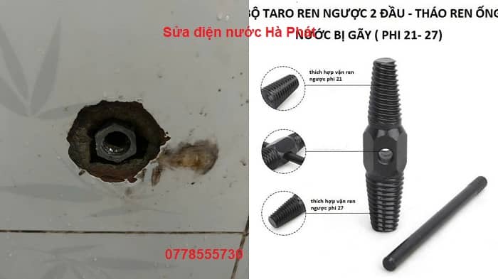 Hà Phát hướng dẫn 4 cách tháo ren vòi nước bị gãy trong tường dễ làm nhất